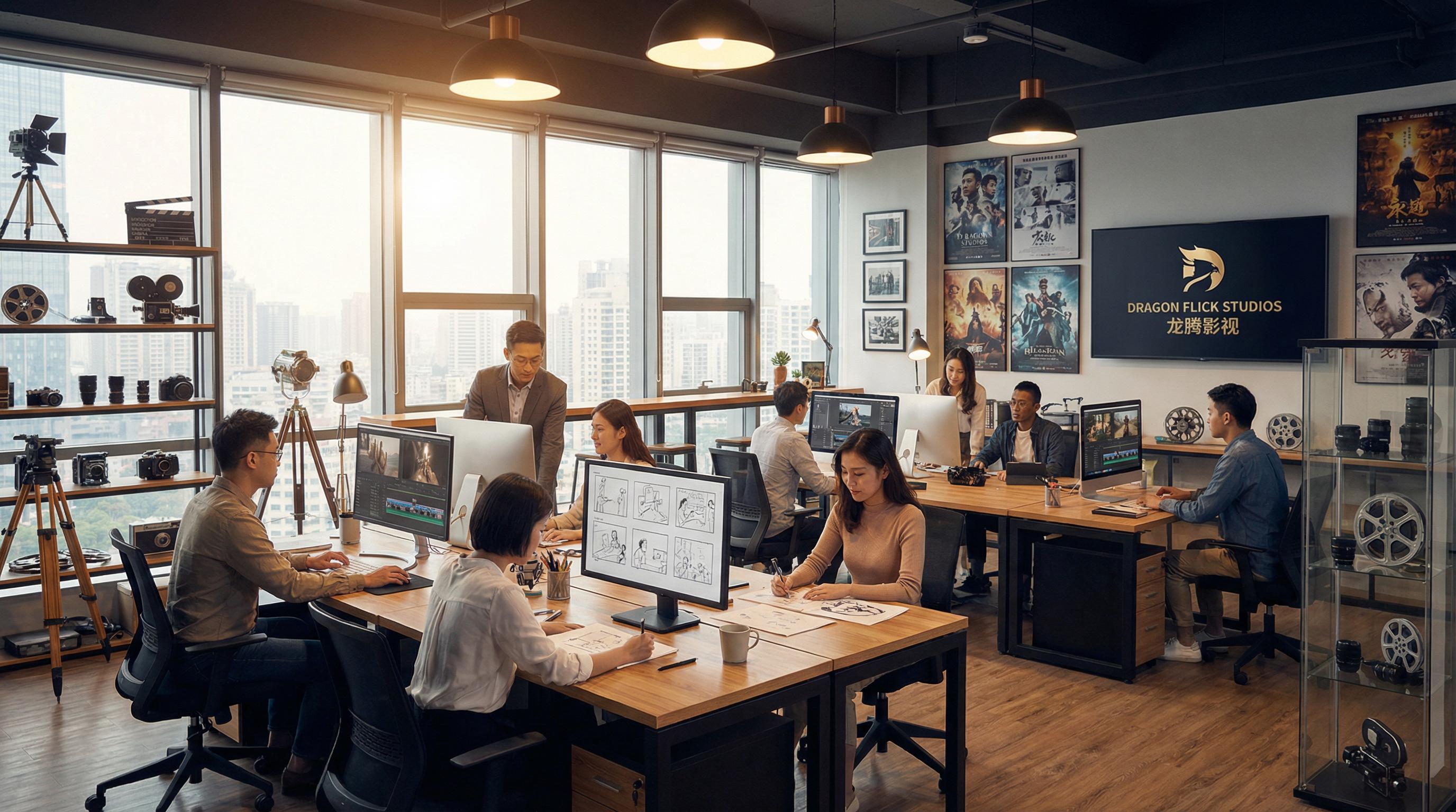 小黄游影视传媒公司办公室